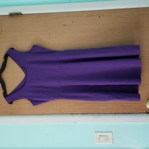 FENSACE Womens Large Purple Dress Sleeveless